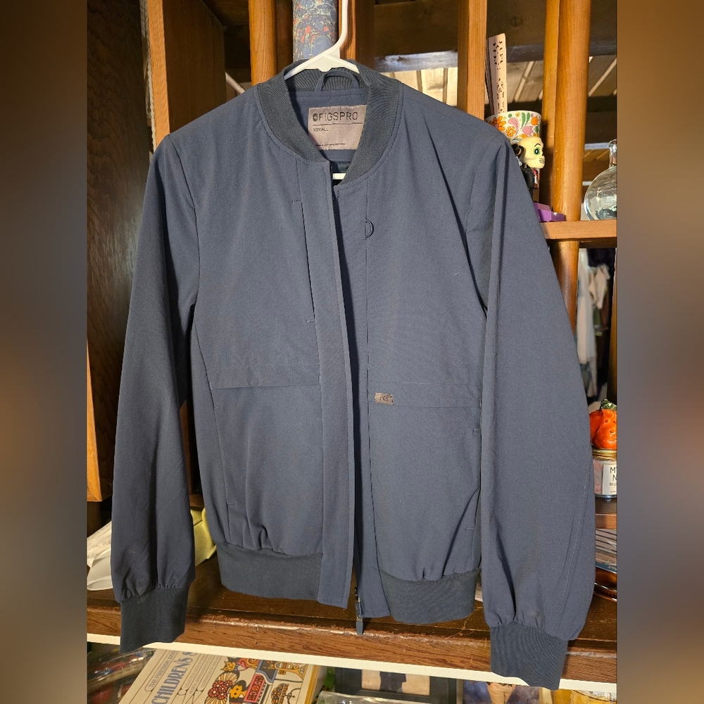 Figs Scrubs Figs Pro Line Dark Harbor Jacket Xs NWOT